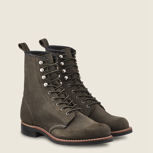 Heritage Støvler Dame - Red Wing Silversmith - Short Acampo Læder - Mørkegrå - PKZFNX-610